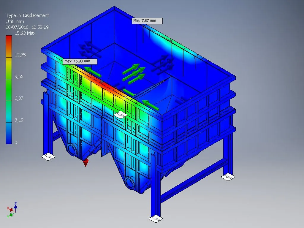 FEA analysis of the PB-001 pump box