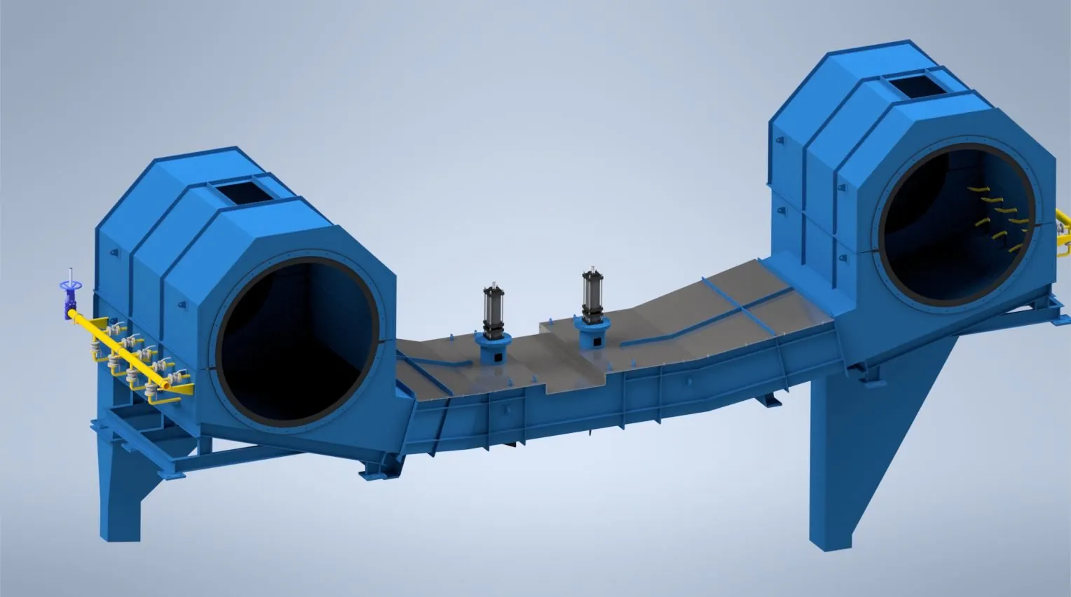 Redesign of the MB-010/MS-009 discharge chute