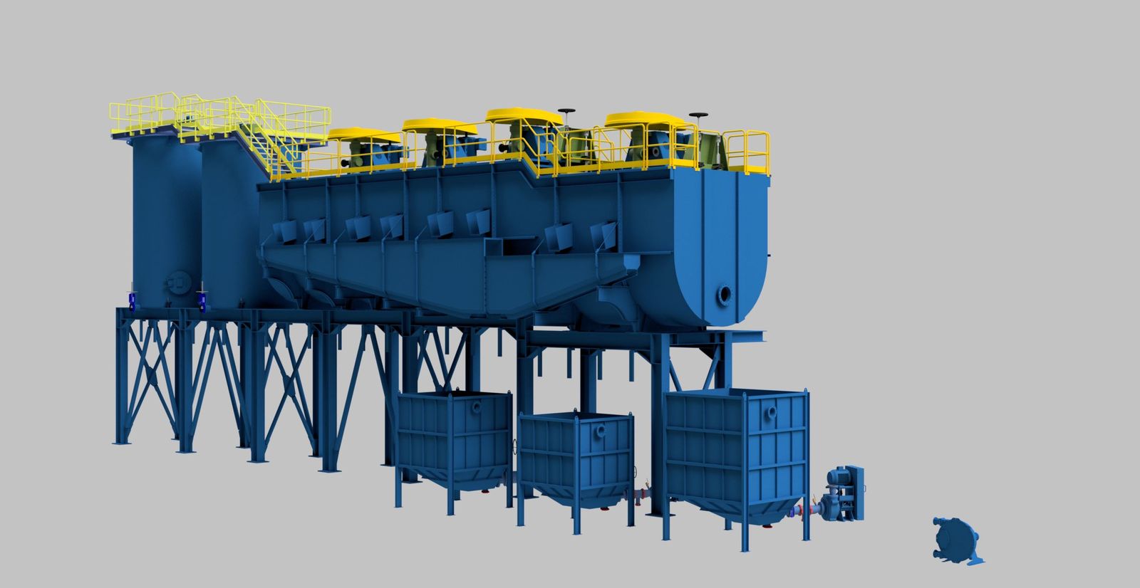 Zinc washing and refining plant FB-140