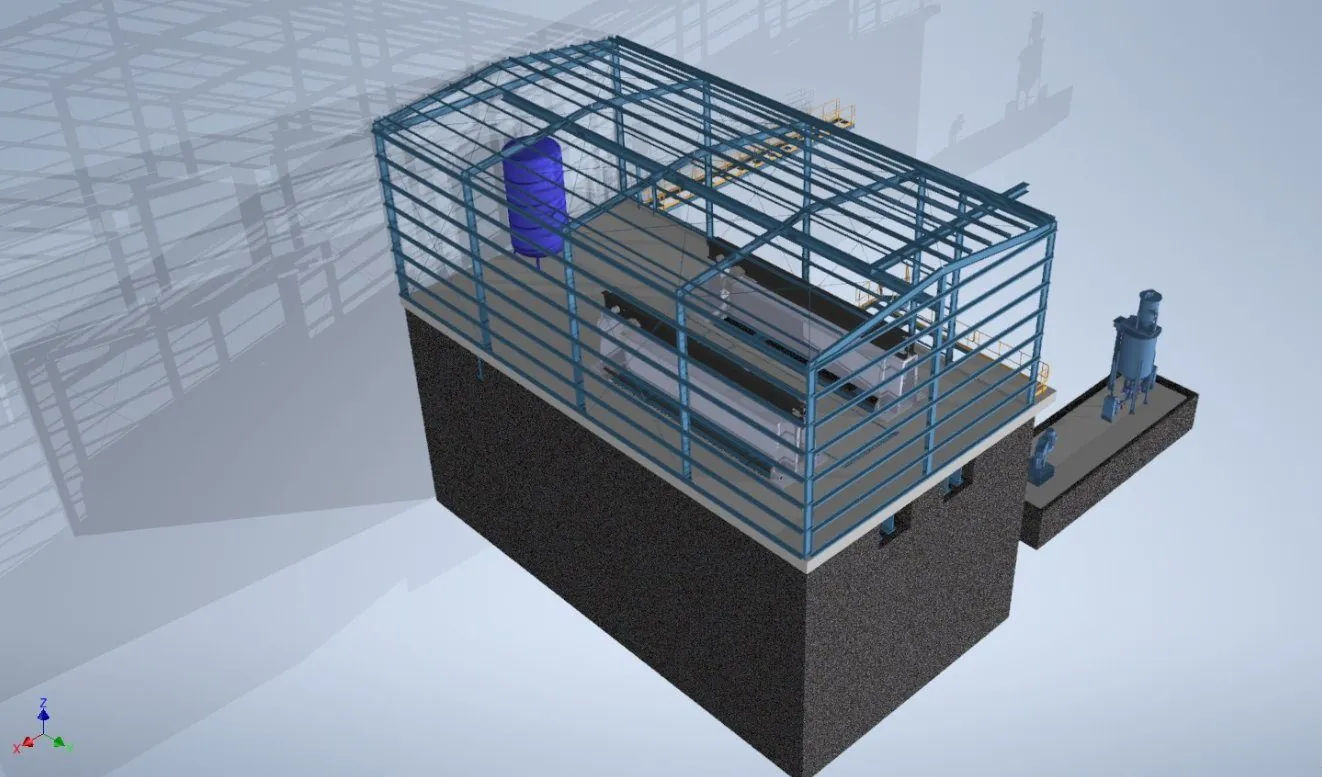 Concentrate storage building