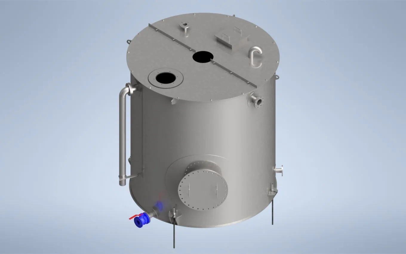 Stainless steel sulphate tanks TK-420 / TK-421